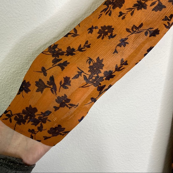 Anthropologie Kimchi Blue Floral Mini Dress - Picture 3 of 7